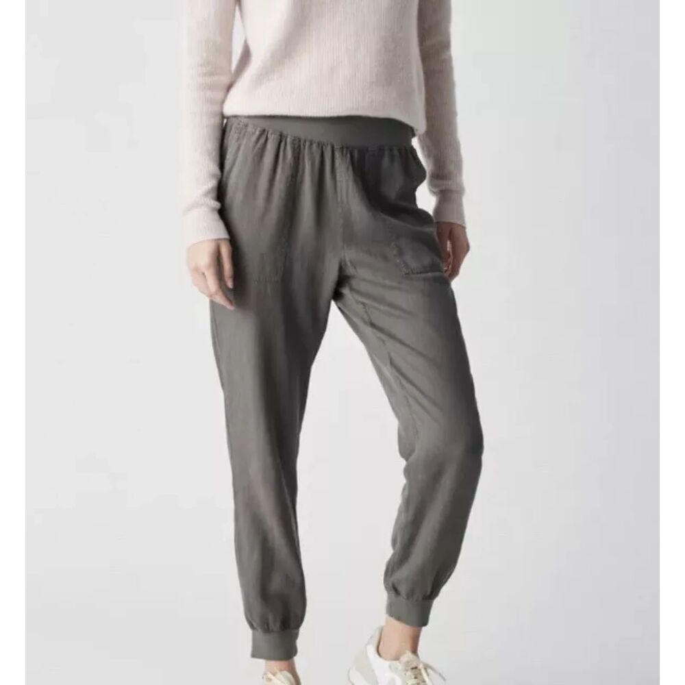 Faherty Arlie Day Pants in Surplus Green Joggers XS